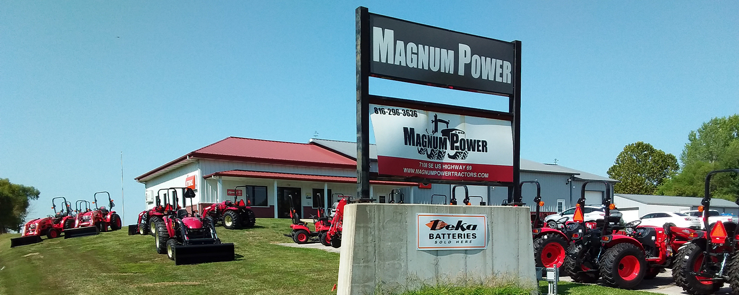 Magnum Power front of dealer